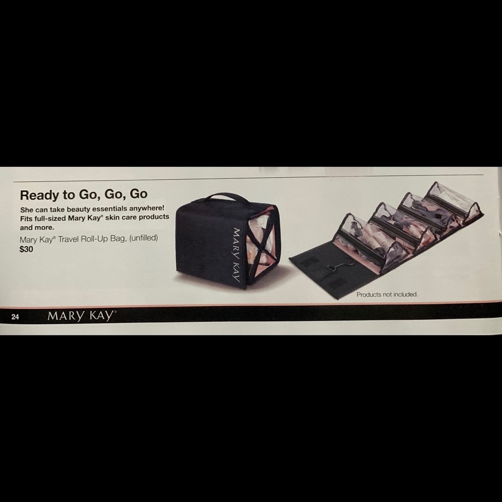 Mary Kay travel roll up bag